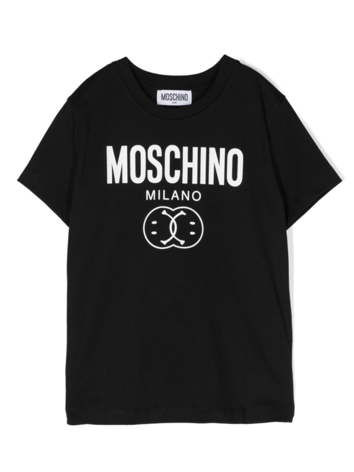 

Moschino Kids футболка с логотипом, черный