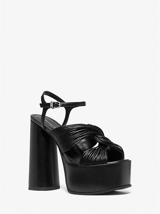 Сандалии на платформе Alessia Michael Kors, черный