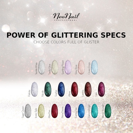 

NeoNail Glitter UV Гибридный гель-лак для ногтей 7 мл — 30+ цветов Néonail, Серый, NeoNail Glitter UV Гибридный гель-лак для ногтей 7 мл — 30+ цветов Néonail