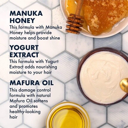 Шампунь Shea Moisture Manuka Honey and Yogurt Hydrate Plus Repair для унисекс, 10,3 унции Sheamoisture — фото 3