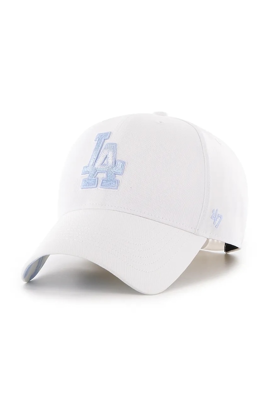

Бейсболка с козырьком хлопковая MLB LA Dodgers 47 Brand, белый