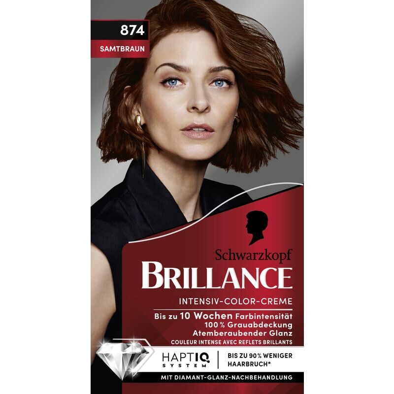 

Интенсивный цвет кремовый 874 бархатно-коричневый Brillance, 1 шт.