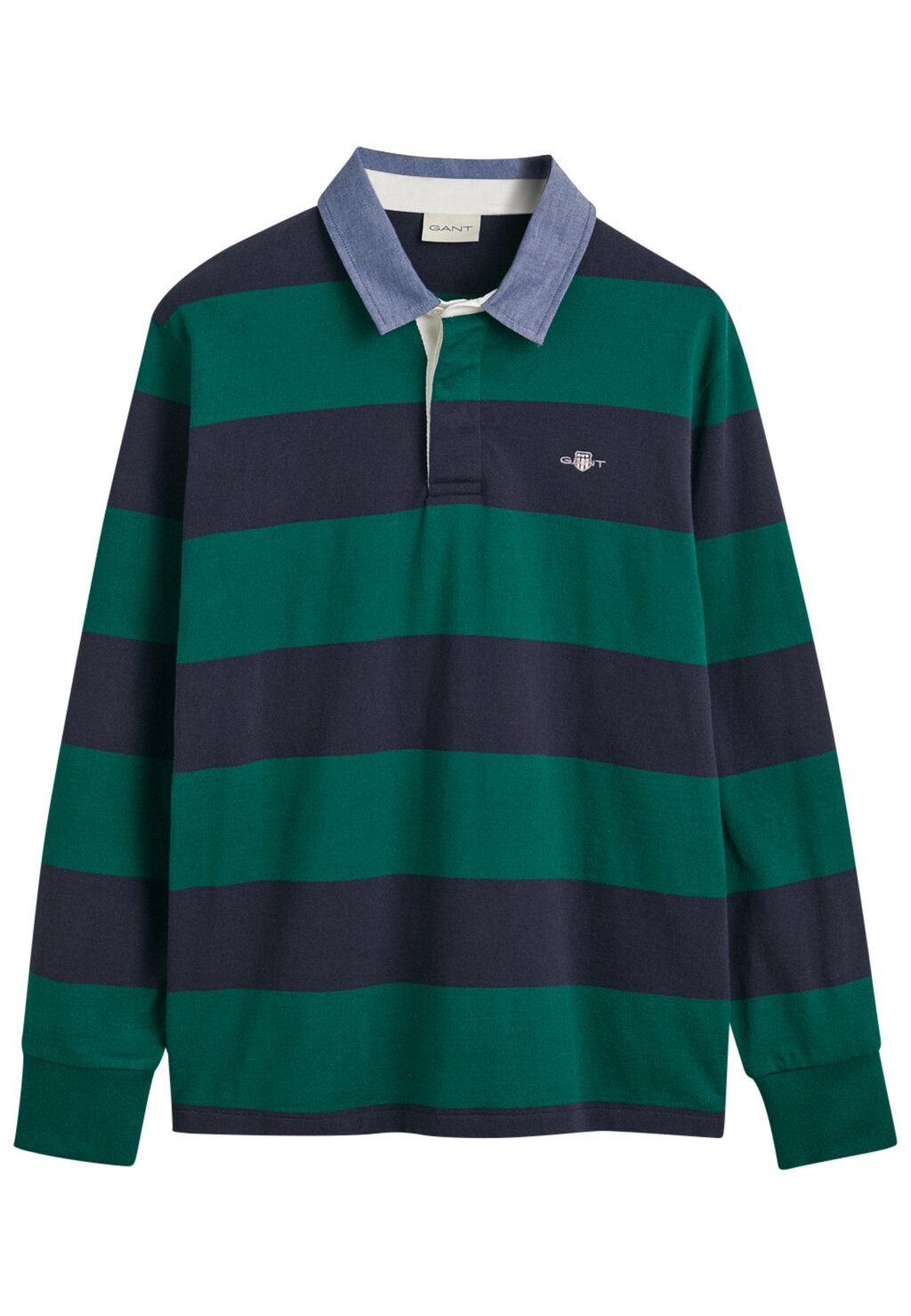 

Топ с длинными рукавами STRIPE HEAVY RUGGER GANT, зеленый