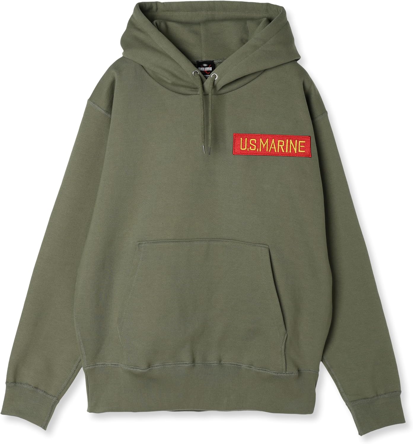 

Толстовка с капюшоном в стиле F, нашивка с гербом армии США, на флисовой подкладке, без капюшона, оливково-зеленый цвет F-Style