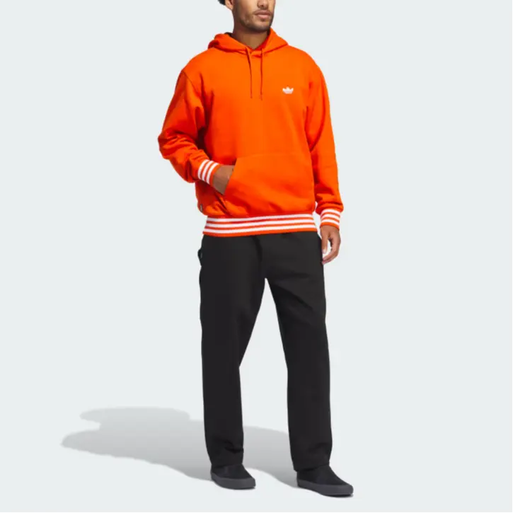 Толстовка Shmoofoil Heavyweight 运动休闲简约连帽套头卫衣 男款 学院橙 Adidas Originals, оранжевый — фото 4