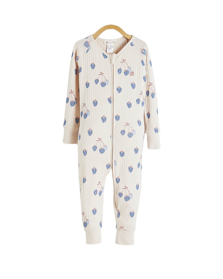 

Беррипоп Уютная Застегивающаяся Безносочная Пижама Babycottons, синий