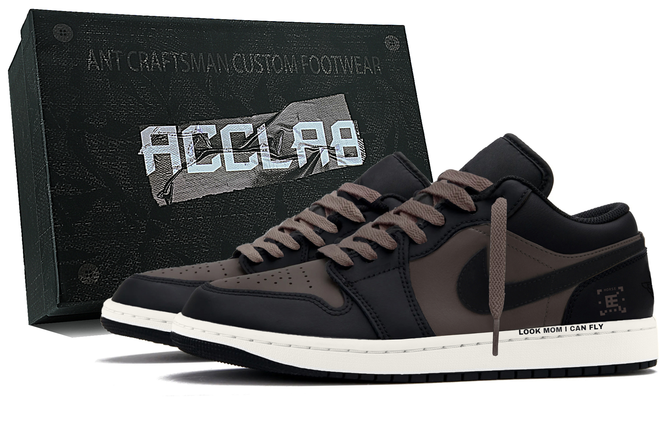 

Jordan Air 1 Height Increasing Low top Vintage баскетбольные кроссовки мужские черные коричневые