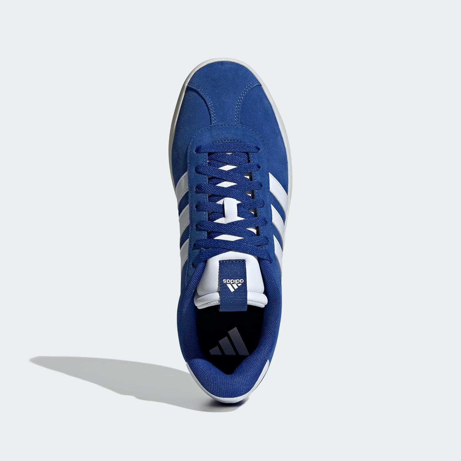 Мужские кроссовки adidas VL Court 3.0, слоновая кость/белый/синий — фото 3