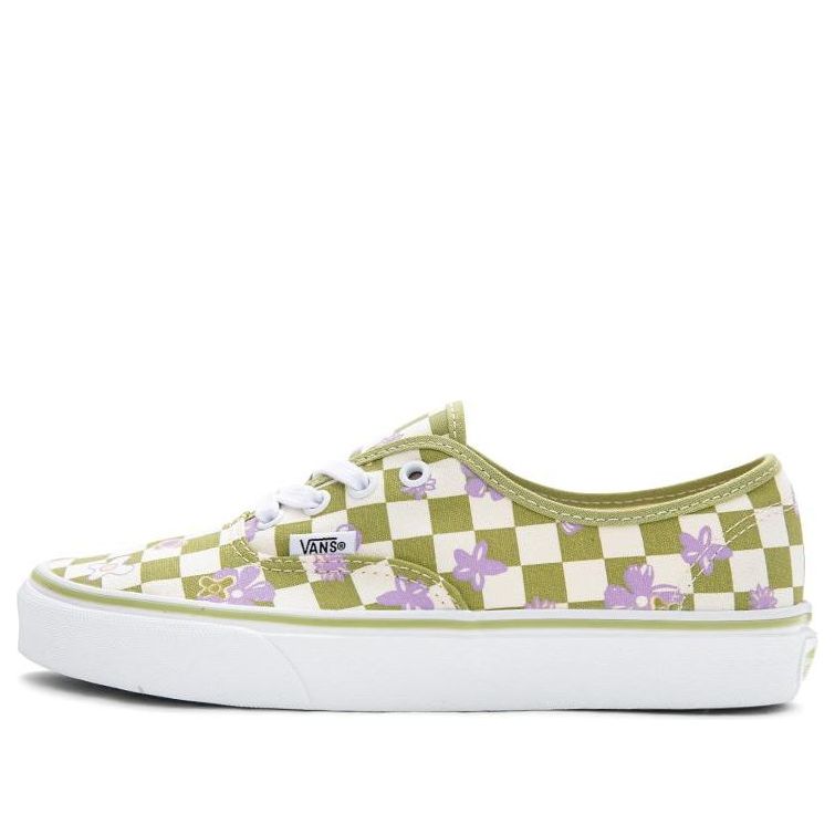 

Кеды Vans Wallpaper Authentic Checkered Floral 'Green White', зеленый