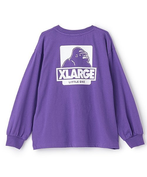 Футболка с длинным рукавом Logo & OG XLARGE KIDS, Purple — фото 3