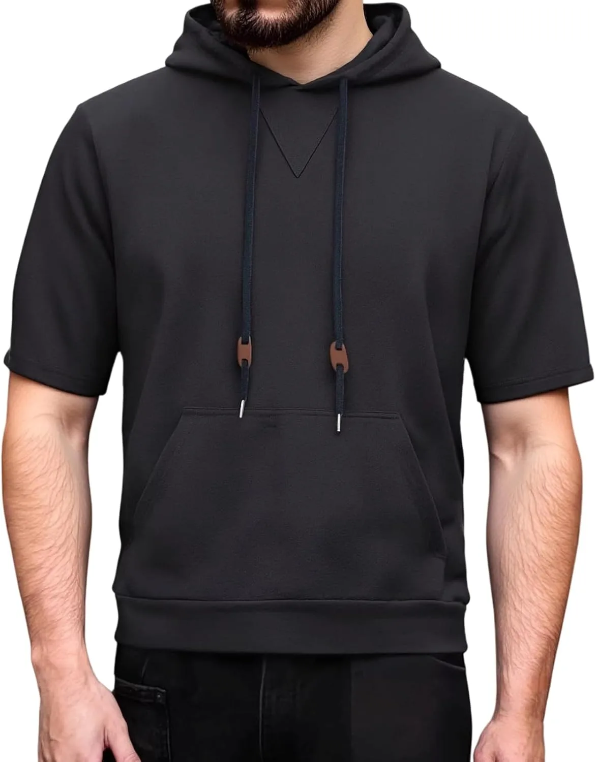 

Мужская толстовка с коротким рукавом, летняя, легкая и дышащая YSERB