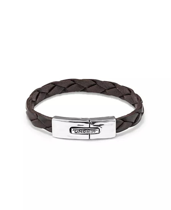 

Браслет из стерлингового серебра с прямоугольной пружинной застежкой Unode50, silver