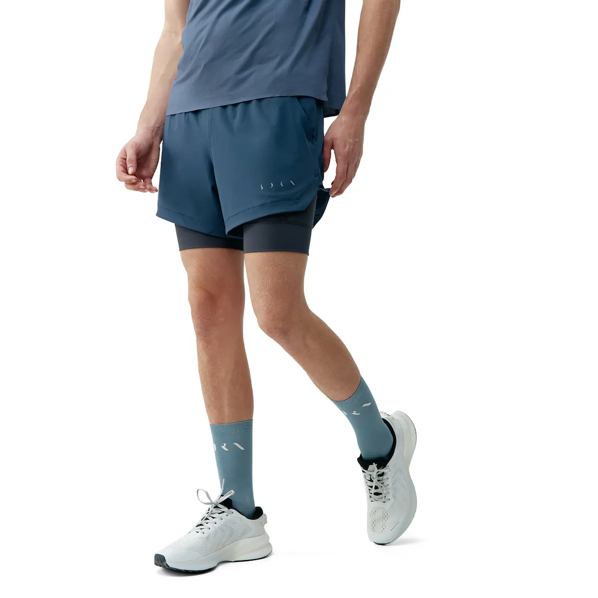 

Mashu Born Living Yoga Мужские шорты, цвет Azul denim