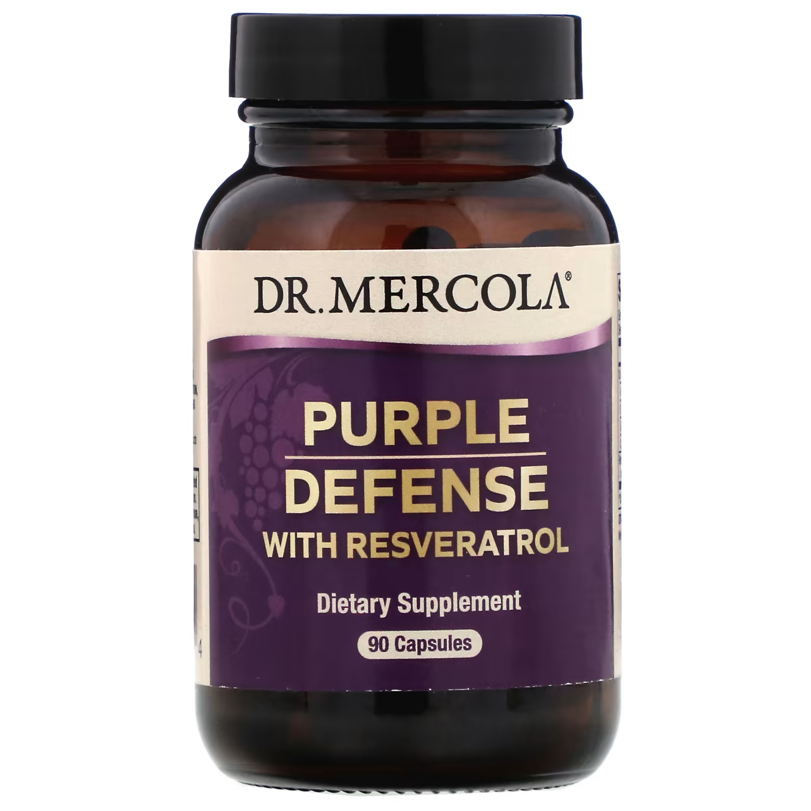 

Добавка Dr. Mercola Purple Defense с ресвератролом, 90 капсул