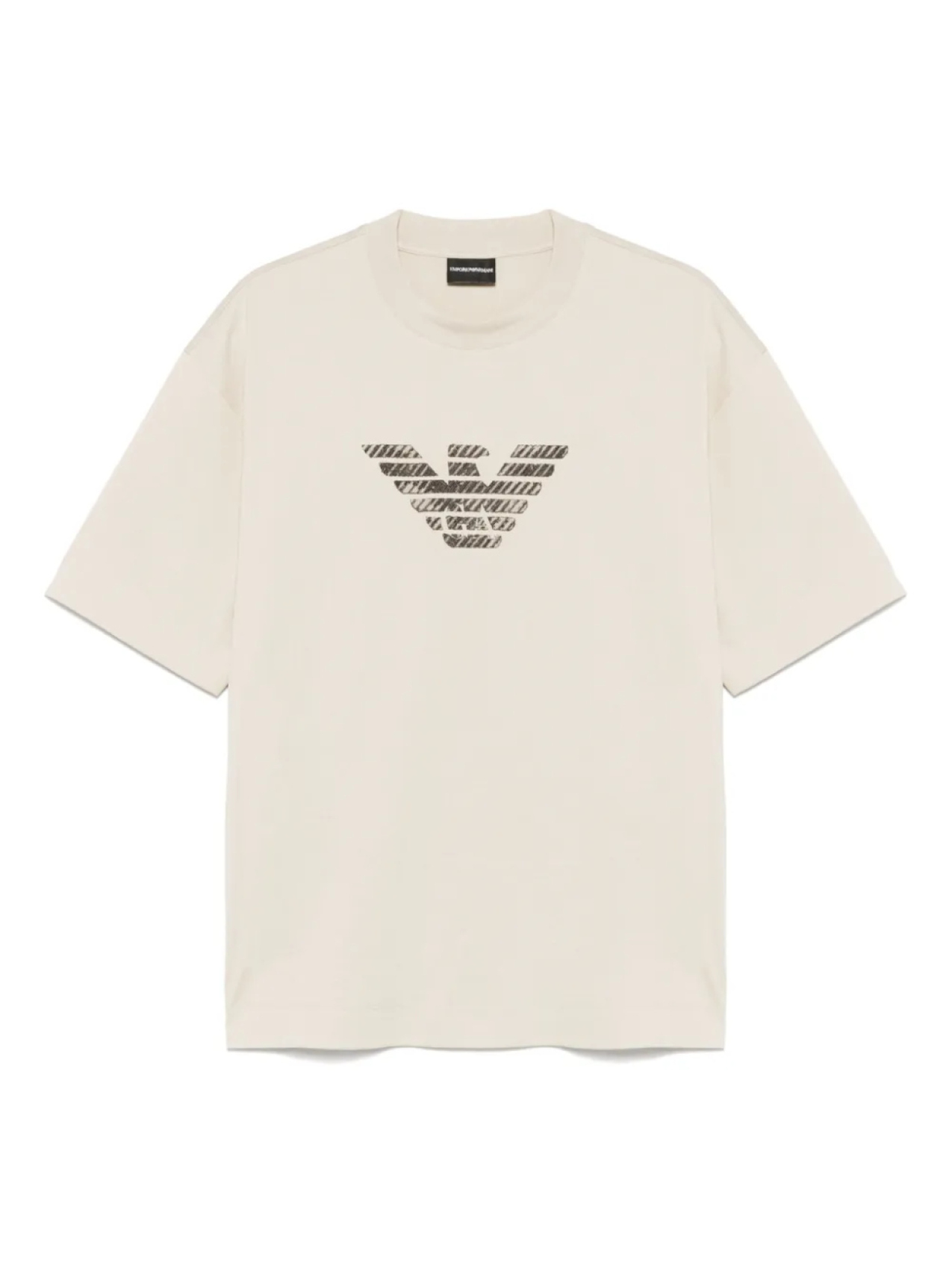 

Футболка из хлопка Emporio Armani, нейтральный