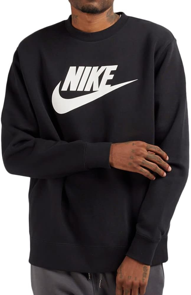 

Мужские флисовые толстовки Nike Sportswear Club Crew, Black