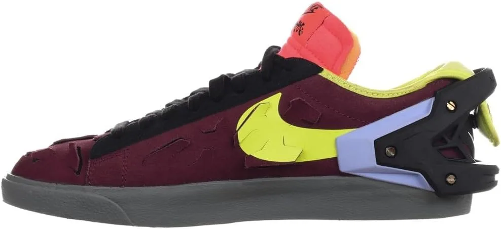 Мужские скейтбордистские кроссовки Nike X Acronym Blazer размера L, черный/бордовый — фото 3