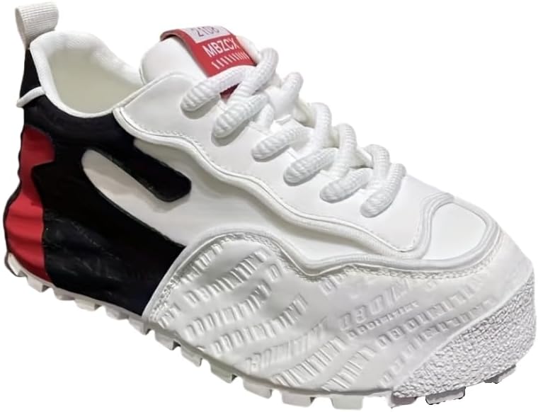 

Стильные черные мужские кроссовки на высокой платформе - они удобные, дышащие и с шнуровкой. Подходят для повседневной носки, пробежек и активного отдыха на улице Hoalox