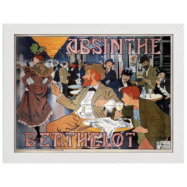 

Рамка для фотографий LegendArte Poster Absinthe Berthelot, белый