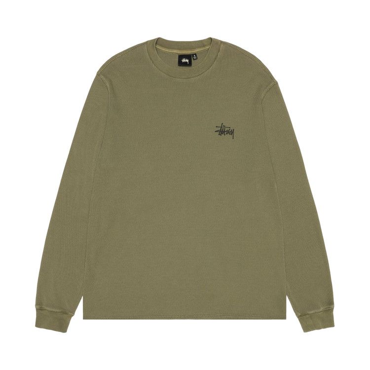 

Лонгслив Stussy Basic Stock Long-Sleeve Thermal, Olive