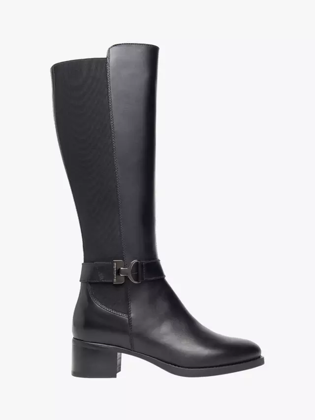

Ботинки NeroGiardini Leather Stretch Tall, черный