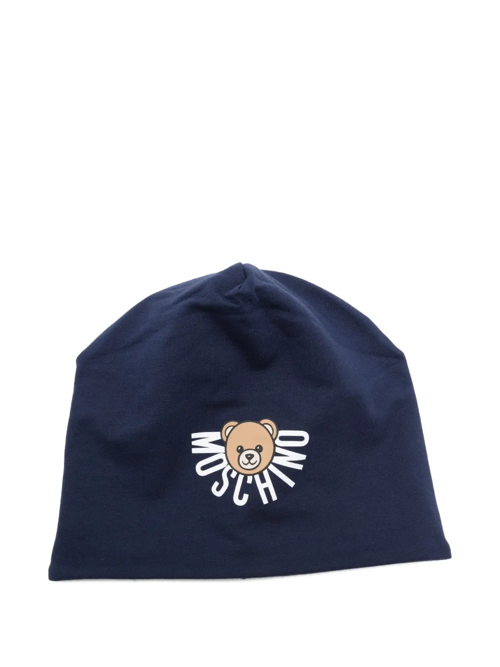 

Шапочка с логотипом Teddy Bear Moschino Kids, синий