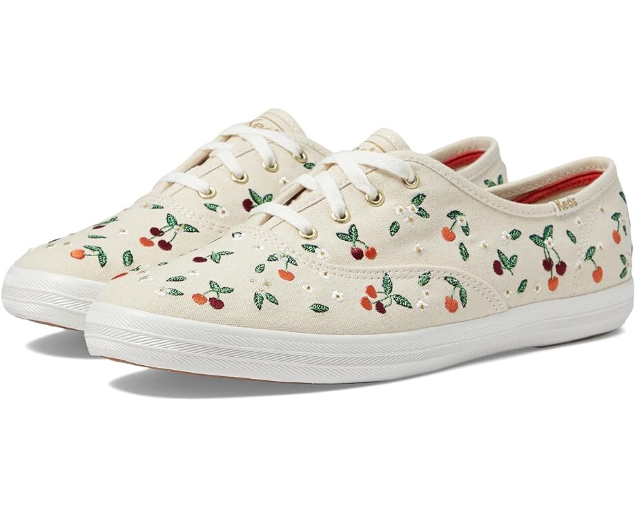 

Кроссовки Keds Keds X Rifle Paper Champion Cherries, цвет Natural/Red