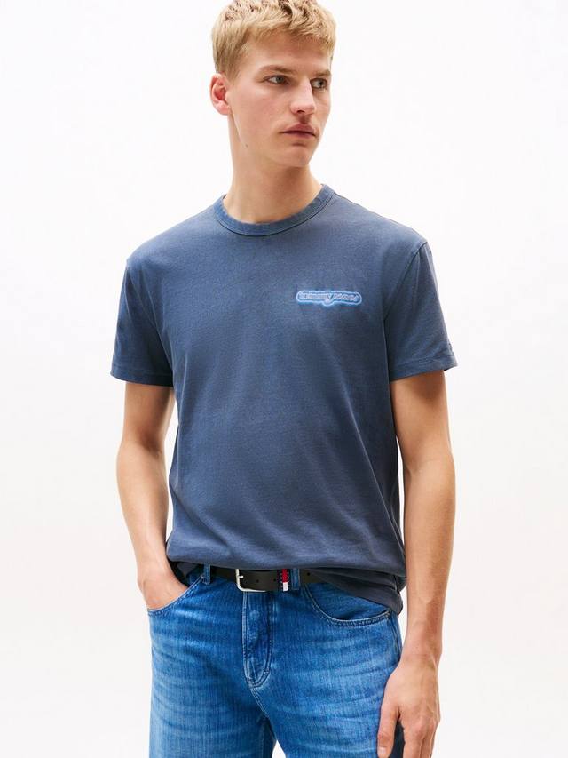 

Футболка Tommy Jeans хлопковая Regular Fit с логотипом NYC Fairground Tommy Hilfiger, Navy/Multi