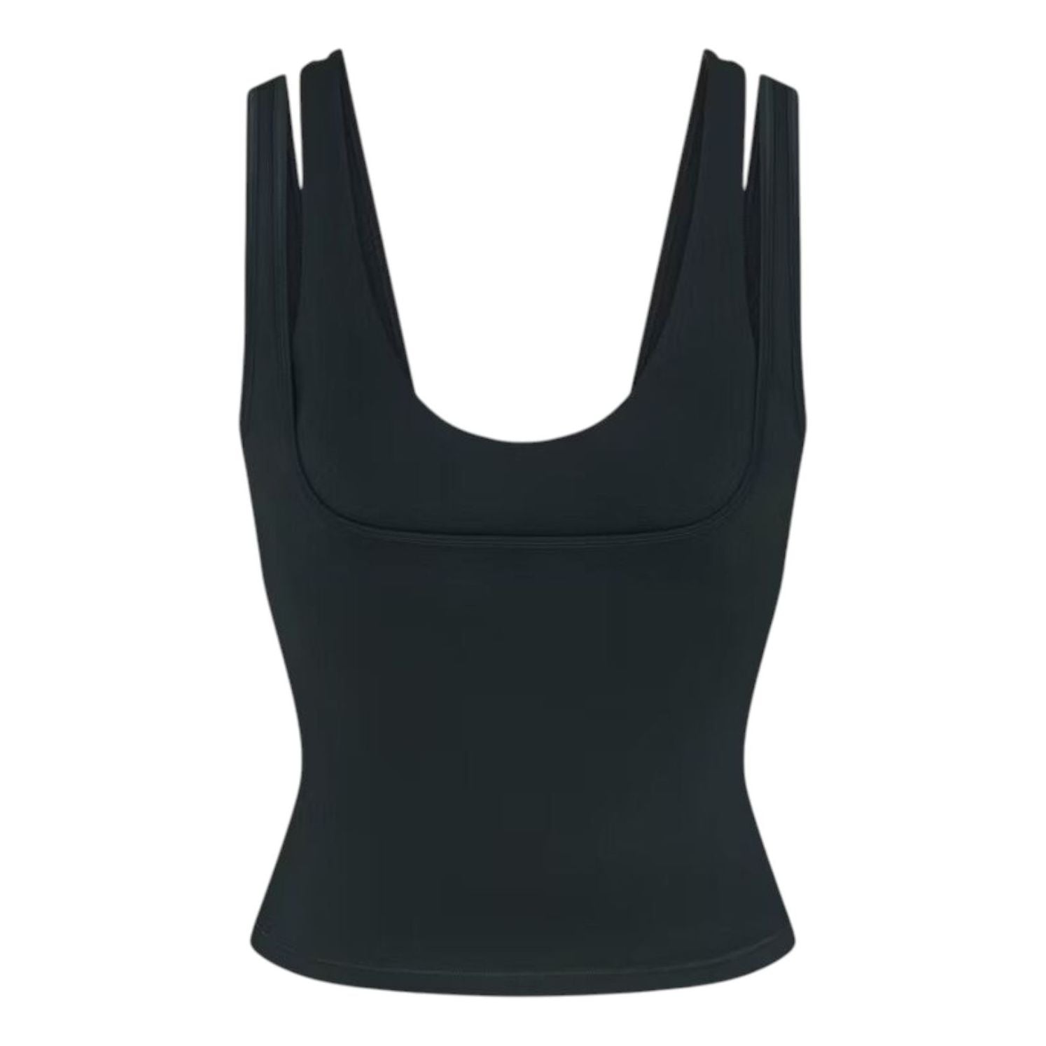 (WMNS) Nike x SKIMS Матовая майка с двойными бретелями и вырезом-лодочкой, цвет «темно-бирюзовый»