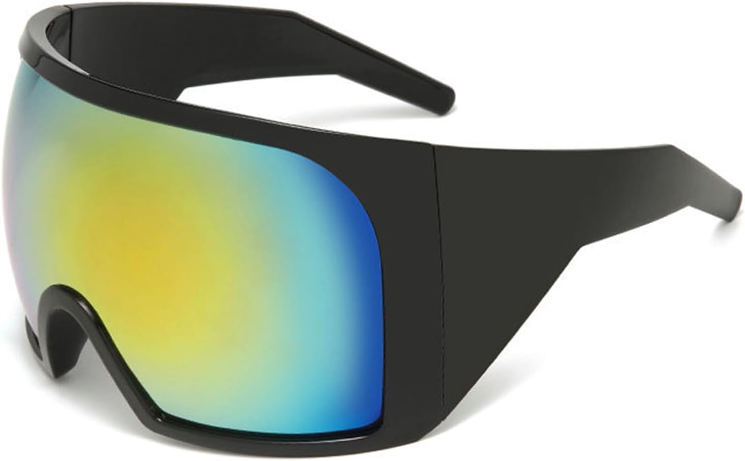 

Солнцезащитные очки Helena Fashion Shield One Piece для женщин и мужчин, большие очки для активного отдыха, солнцезащитные очки для мужчин в стиле панк, ветрозащитные очки, Orange