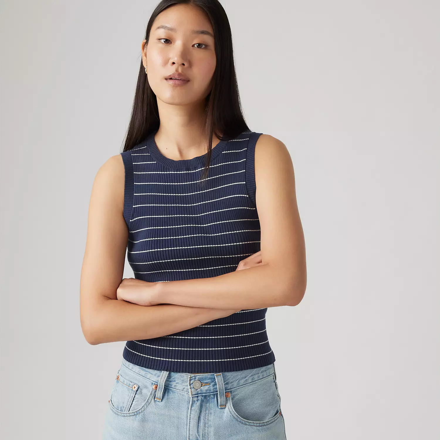 

Топ Ocean Levi's, цвет Jules Stripe Navy Blazer - Blue