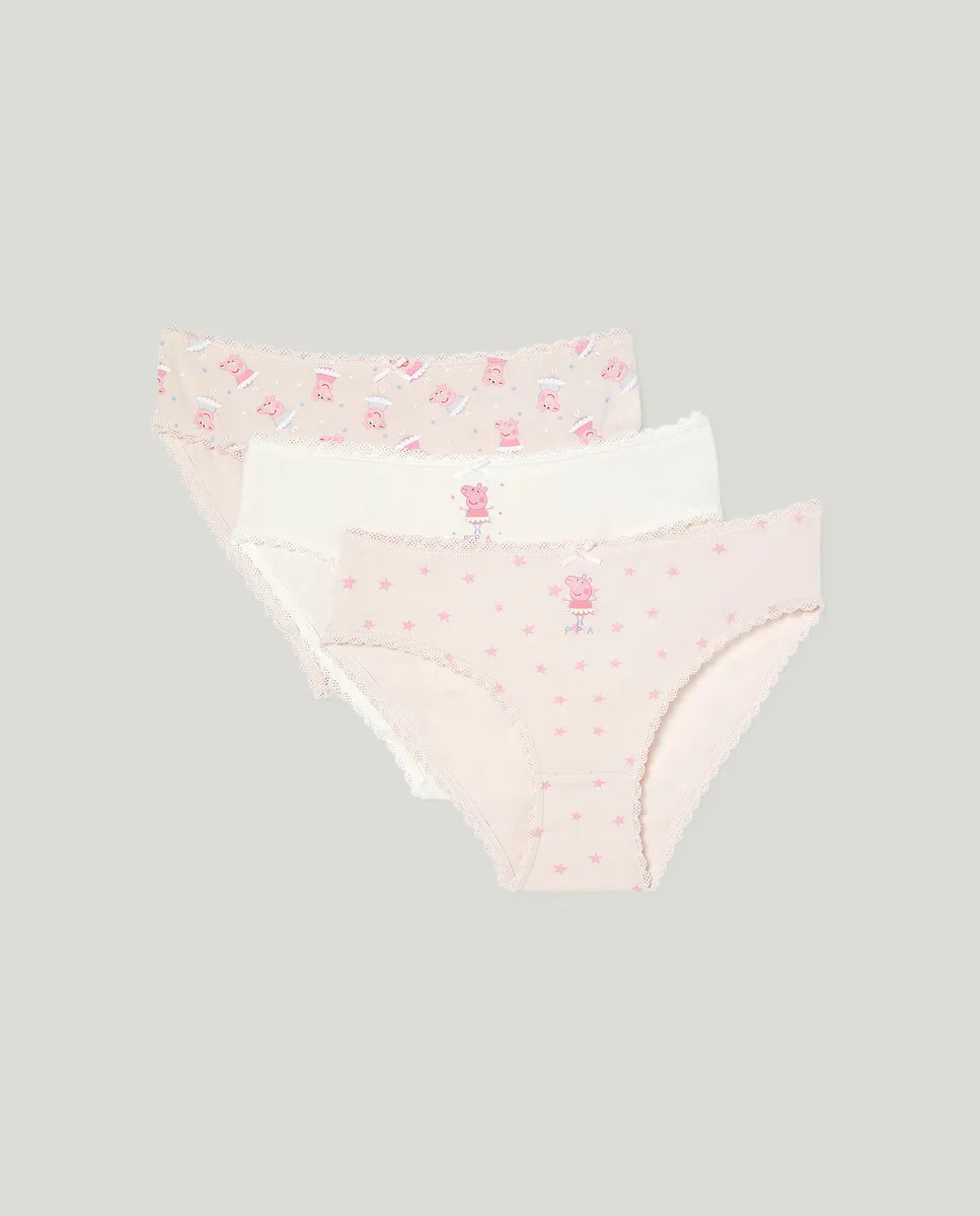

Комплект из трех трусиков для девочки Cotton Juice, мультиколор