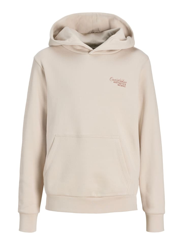 

JACK & JONES Junior Толстовка с капюшоном JJROAR SWEAT HOOD JNR в цвете «лунный луч»