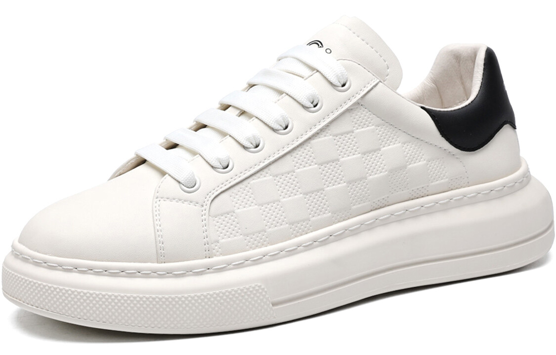 

Qianbaidu C°Banner C°BANNER Стильная мужская обувь для скейтбординга, Бежевый/Белый