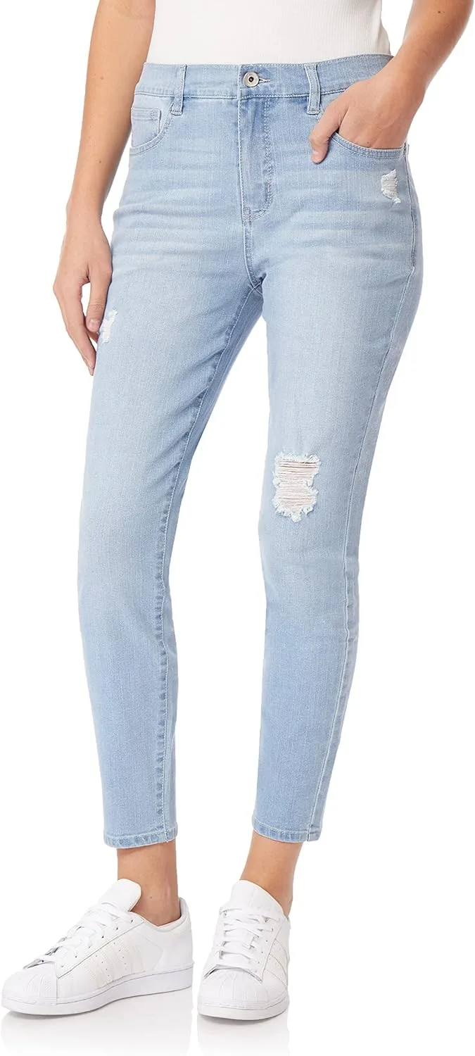 

Джинсы женские Fearless Curvy Ankle Denim Super High-Rise, размеры 0-17 WallFlower