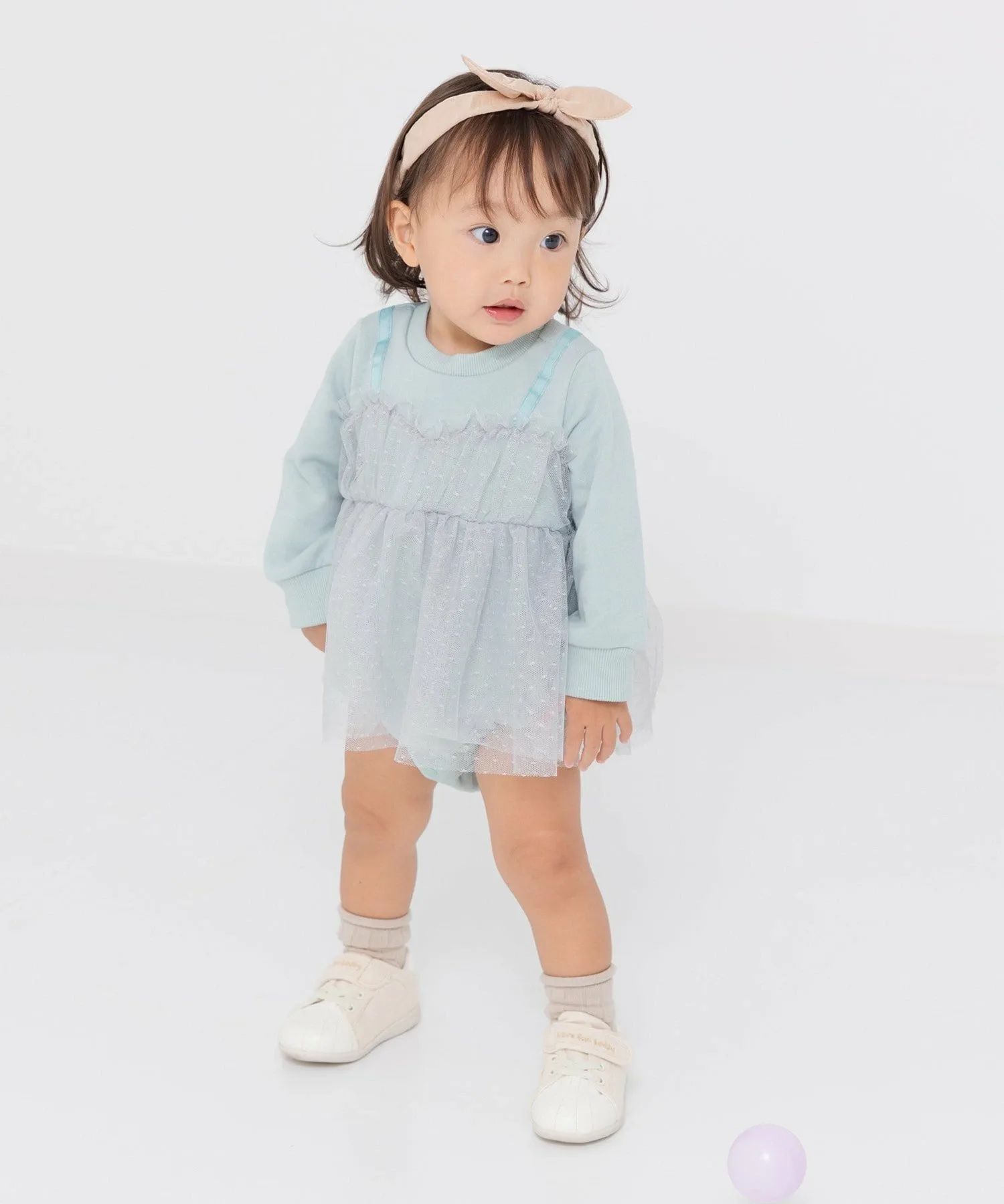 Комбинезон из тюля и флиса Chil2, mint — фото 3