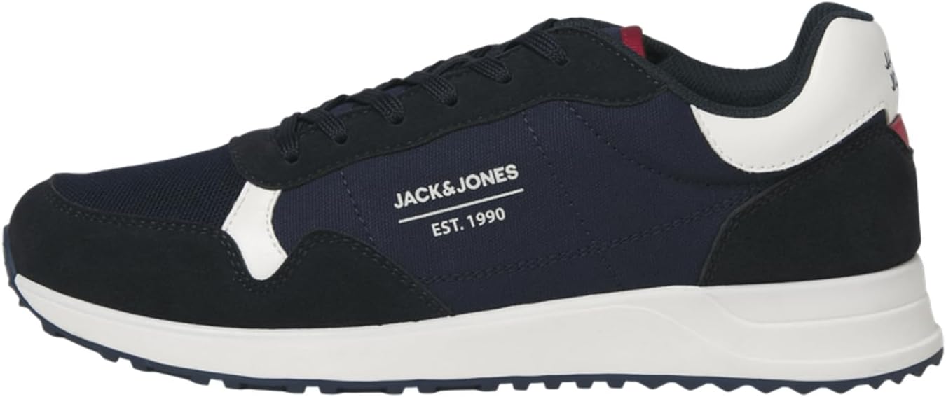 

Мужские кроссовки JACK JONES в стиле смарт-кэжуал, модель Jfwbeech с комбинированным верхом из искусственной кожи Jack & Jones, синий