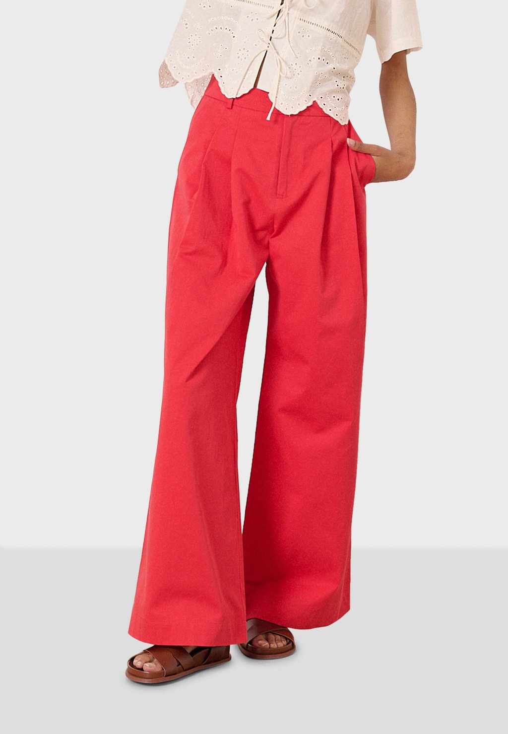 

Расклешенные джинсы Garance Paris, коралловый