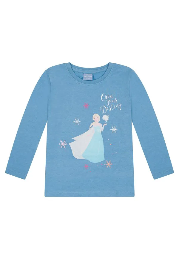 Футболка с длинными рукавами и принтом Disney Frozen, Blau