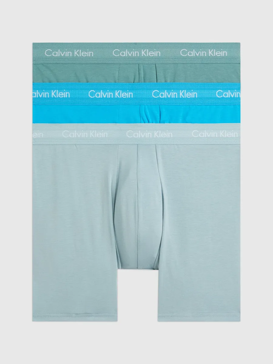 

Боксеры Calvin Klein Underwear "BOXER BRIEF 3PK" (3 шт. в упаковке, 3 шт. в упаковке), с эластичным поясом с логотипом, синий