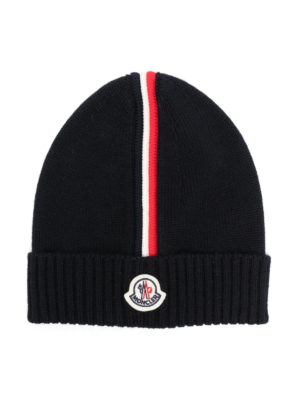 

Шапка бини с логотипом Moncler Enfant, синий