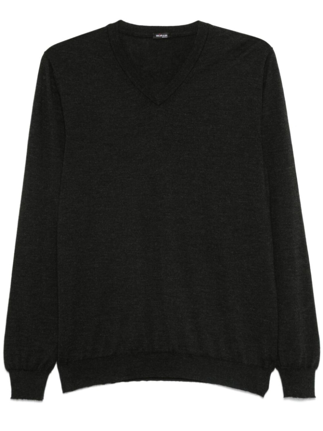 

Свитер Kiton с V-образным вырезом, серый