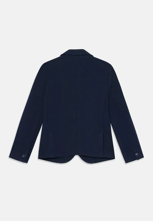 Празненный пиджак из ткани пике прямого кроя Tommy Hilfiger, Dark Night Navy — фото 2