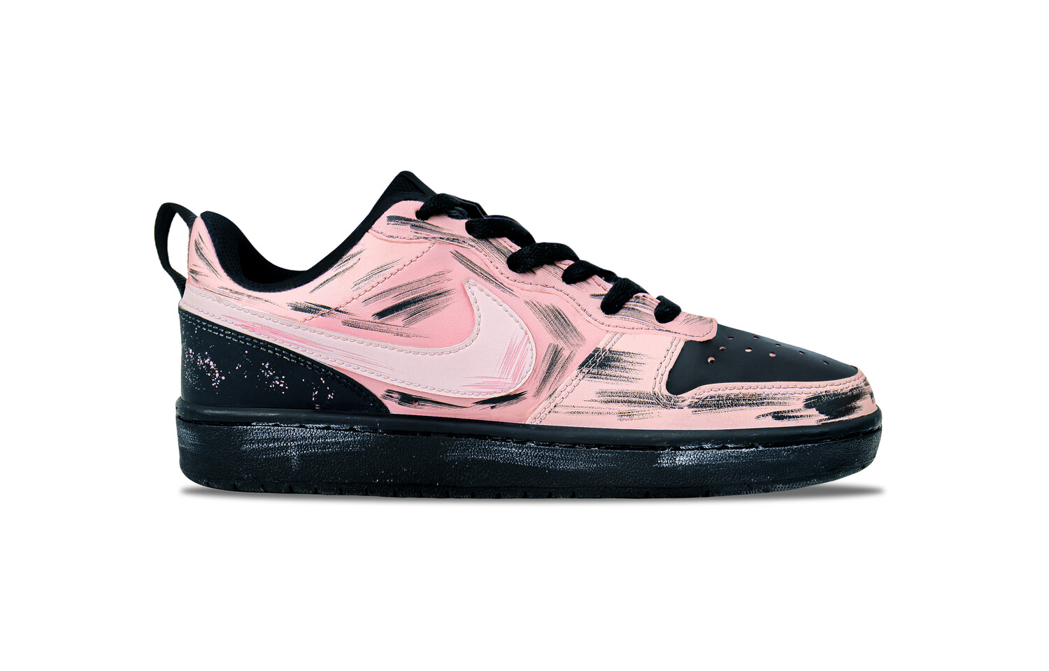 

Кроссовки Nike Court Borough 2 Skateboarding Shoes Women's Low-top Pink, черный