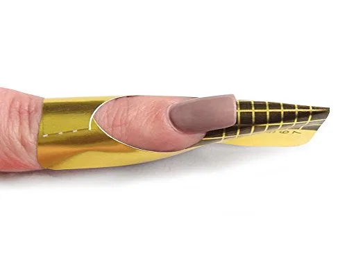 Самоклеящиеся формы для моделирования ногтей Gold, 500 шт. Nd24 Naildesign — фото 3