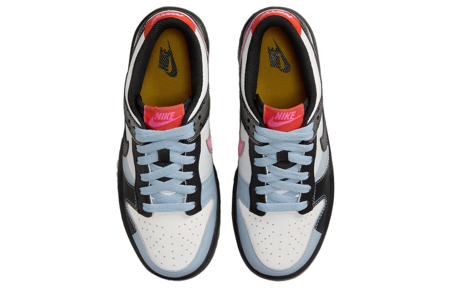 Женские кроссовки для скейтбординга Nike Dunk Low, Blue/Ashen Slate/Black/Pale Ivory/Sesame — фото 4