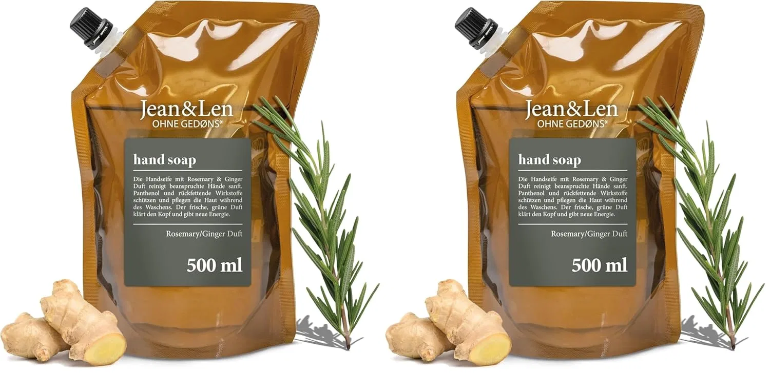 Жидкое мыло для рук «Розмарин и имбирь» от Jean & Len Jean & Len