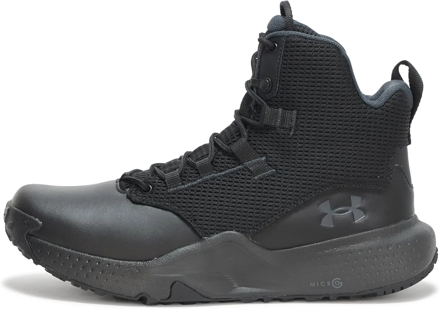 Мужские тактические и военные ботинки Under Armour Micro G Stellar Mid, черный — фото 3
