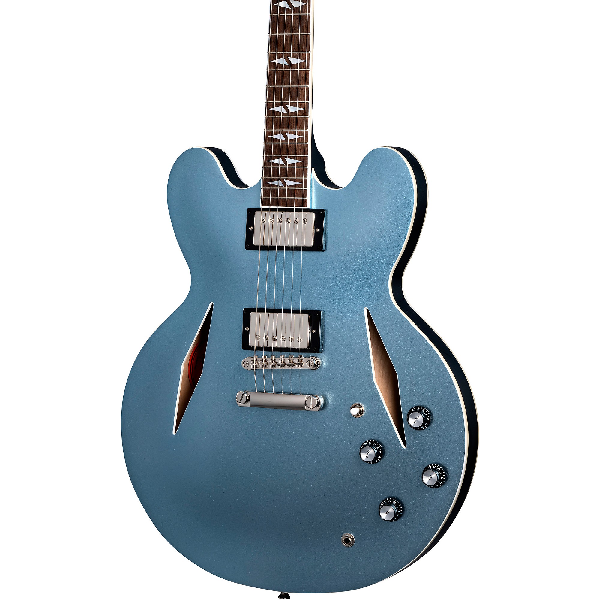 

Epiphone Dave Grohl DG-335 Полуполая электрогитара Pelham Blue