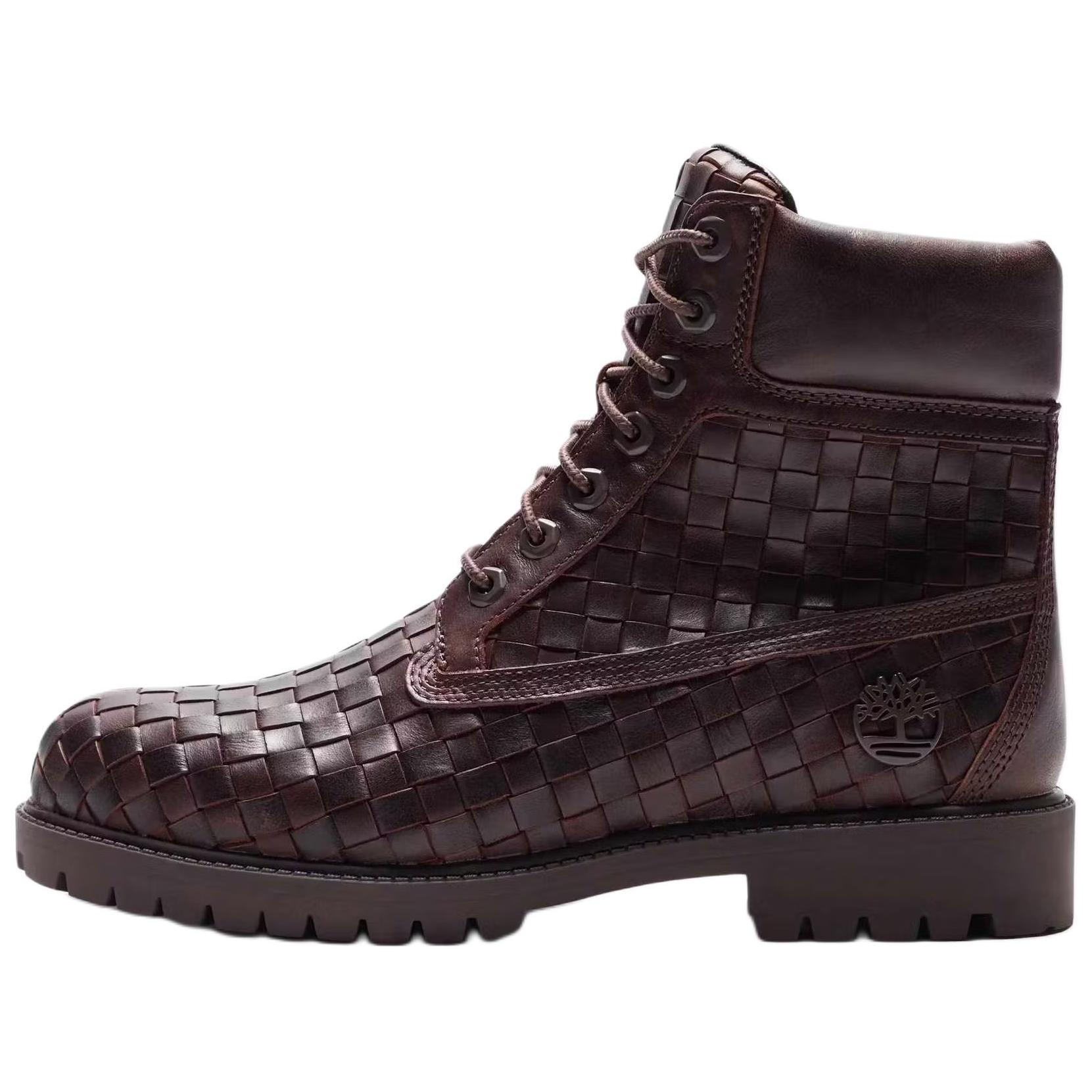 Ботинки плетеные Timberland Premium, темно-коричневый
